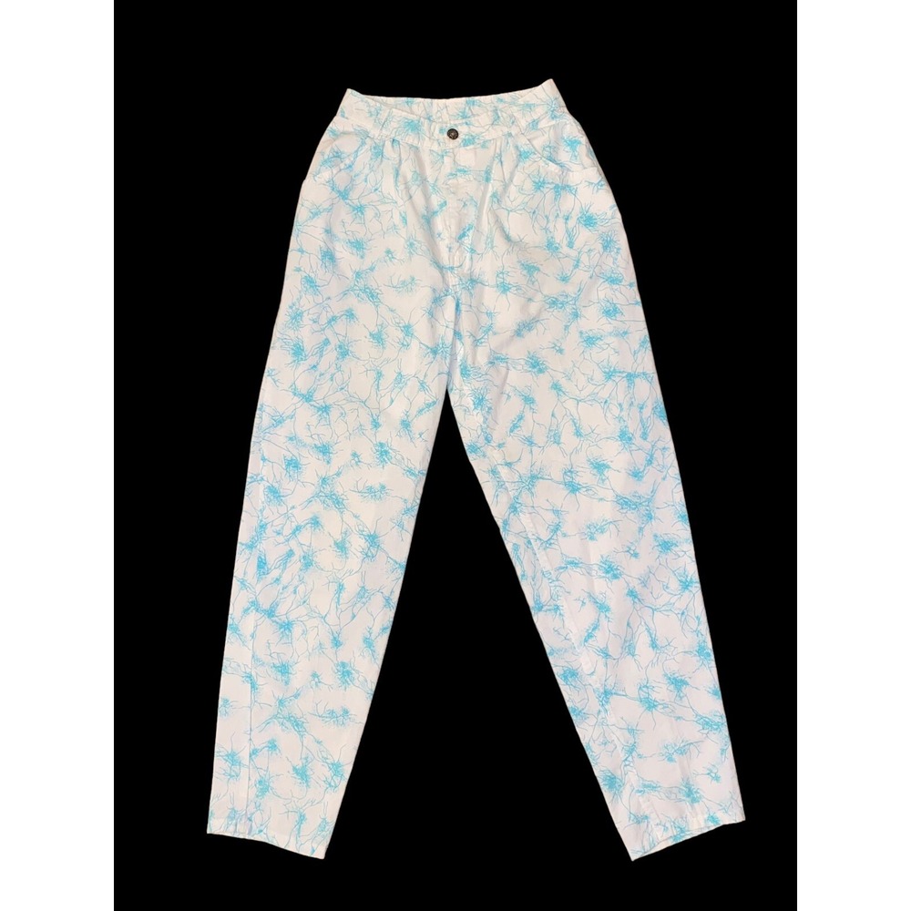 VTG 80s Levi's Sample Pleated High Waist Relaxed Tapered‎ Twill Pants Women's 9
